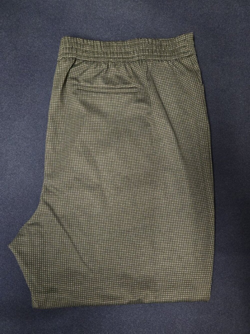NWT Penningtons 4X Grey and Black Plaid Drawstring Trousers!